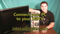 Connecting a PC to Your HDTV