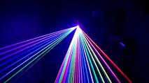 Laser Light Show Projector. RGB Laser 2 Watts