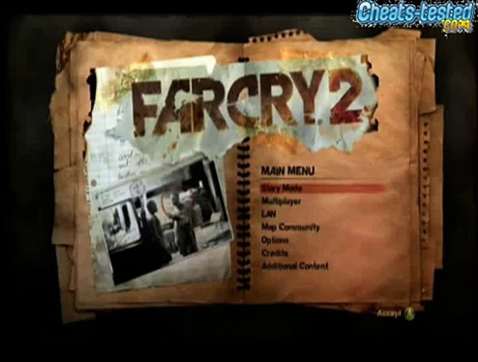 Far Cry 2 CHEATS (Xbox 360, PS3, PC) - video Dailymotion