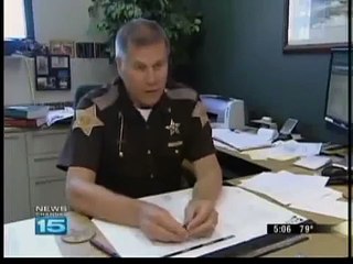 Man hits bullet with hammer