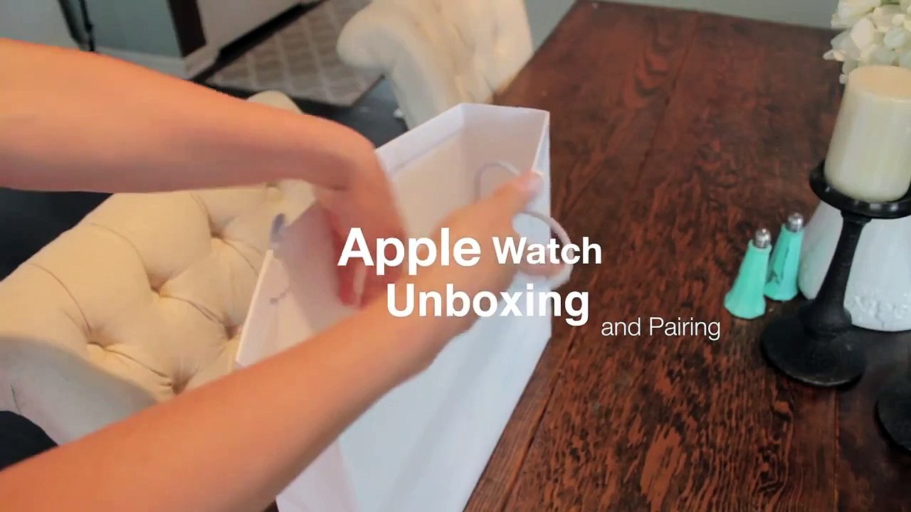 Apple Watch Unboxing and Pairing with iPhone
