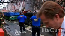 LIVE VIDEO FOOTAGE - Huge Explosion Building Collapse East Village Manhattan - M