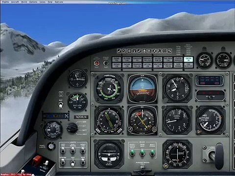 Courchevel Airport Approach (LFLJ) - FSX