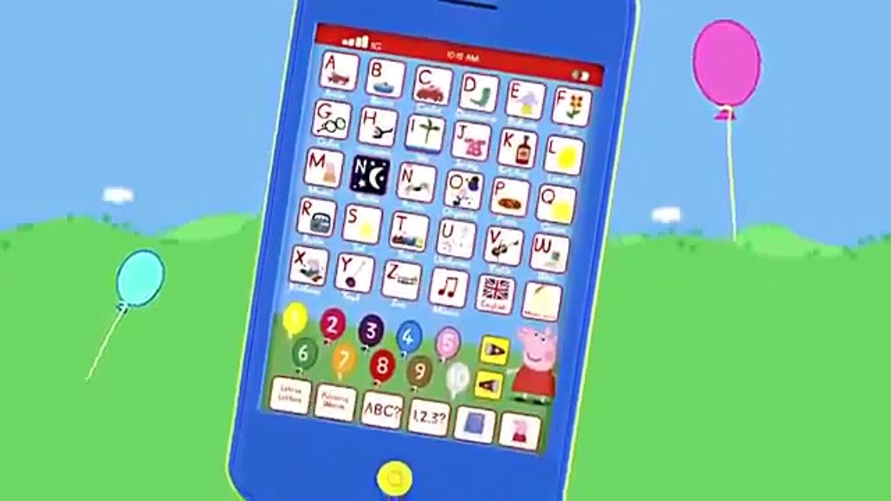 Baby and Kid Cartoon & Games ♥ Peluche Interactivo con tablet Peppa Pig Demostración de Pr