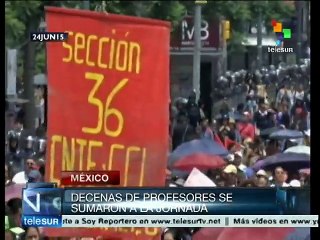 México:continúan movilizaciones magisteriales contra reforma educativa