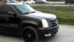 26 Inch 2 Crave No.11 Gloss Black Luxury Wheels Rims 2011 Cadillac Escalade ESV Platinum Truck