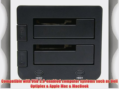 StarTech.com USB 3.0 Dual Hard Drive Docking Station with UASP for 2.5/3.5-Inch HDD/SSD SATA