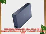 SSK Mobile Hard Disk Box SATA 9.5mm 3.5 inch USB 3.0 Compatible With Windows XP /Vista/ 7/