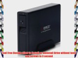 ORICO 7618US3 Superspeed USB 3.0 to 3.5-inch SATA Hard Drive HDD Enclosure Case Tool Free -