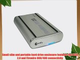 Macally PHR-100ACB FireWire800/USB 2.0 3.5-Inch ATA Hard Drive Enclosure