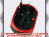 Sisun 2.5/3.5 IDE SATA HDD Docking Station  Card Reader Hub (Red)