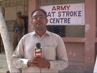 Badin Army Heat Stroke Centre & Deaths Day 01