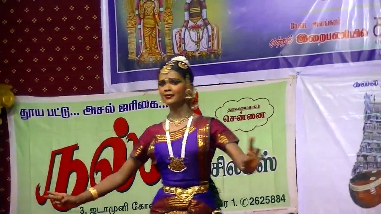 Sudhana's Bharatanatyam at Nelliappar Temple, Tamil Nadu