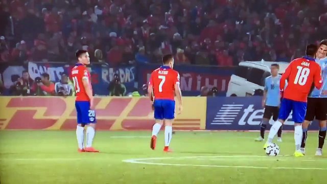 Chile vs. Uruguay: Edinson Cavani y la provocación que generó su expulsión