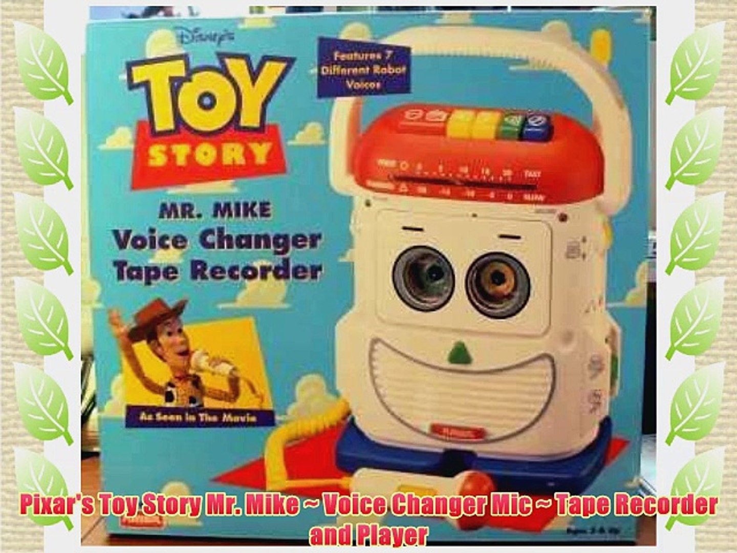 Pixar s Toy Story Mr. Mike Voice Changer Mic Tape Recorder and Player