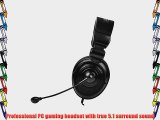 SPEEDLINK MEDUSA NX 5.1 Surround Sound Headset for PS3 Xbox 360 and PC Gaming  Black