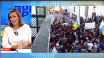 Pedradas e insultos en el pregón del ministro Soria en las fiestas de Telde, su pueblo natal