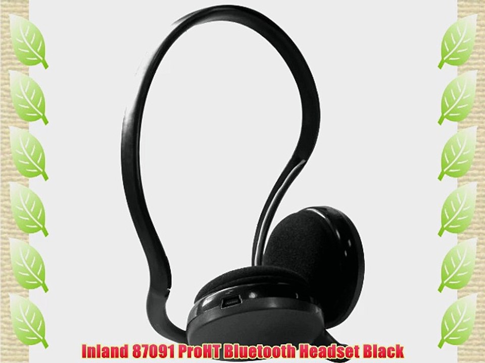 Inland 87091 ProHT Bluetooth Headset Black