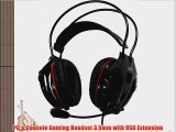GAMDIAS Eros V2 GHS3200 3.5mm with USB Extension for Virtual Surround Sound 7.1 Explosive 50mm