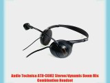 Audio Technica ATH-COM2 Stereo/dynamic Boom Mic Combination Headset