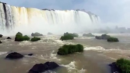Beautiful water falling
