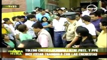 Toledo critica a PPK, Keiko critica a Humala, panfletos y guerra sucia contra PPK 29/03/2011