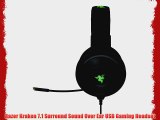 Razer Kraken 7.1 Surround Sound Over Ear USB Gaming Headset