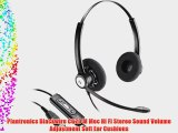 Plantronics Blackwire C620 M Moc Hi Fi Stereo Sound Volume Adjustment Soft Ear Cushions