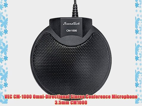 VEC CM-1000 Omni-Directional Stereo Conference Microphone 3.5mm CM1000