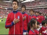 the Korean national anthem-Tenor Lee Jung Hyun 대한민국VS에콰도르-애국가-테너 이정현 イ・ジョンヒョン（テノール）