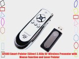 SP400 Smart-Pointer (Silver) 2.4Ghz RF Wireless Presenter with Mouse Function and Laser Pointer