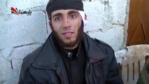 لقاء مع مقاتل أردني من داعش أسره الثوار في كلية المشاة في حلب 01-02-2014