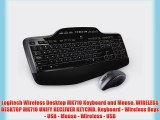 Logitech Wireless Desktop MK710 Keyboard and Mouse. WIRELESS DESKTOP MK710 UNIFY RECEIVER KEYCMB.