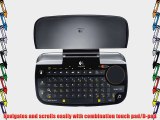 Logitech Mini CHROMECAST PC Entertainment Dinovo Keyboard Built-in Touchpad Controller With