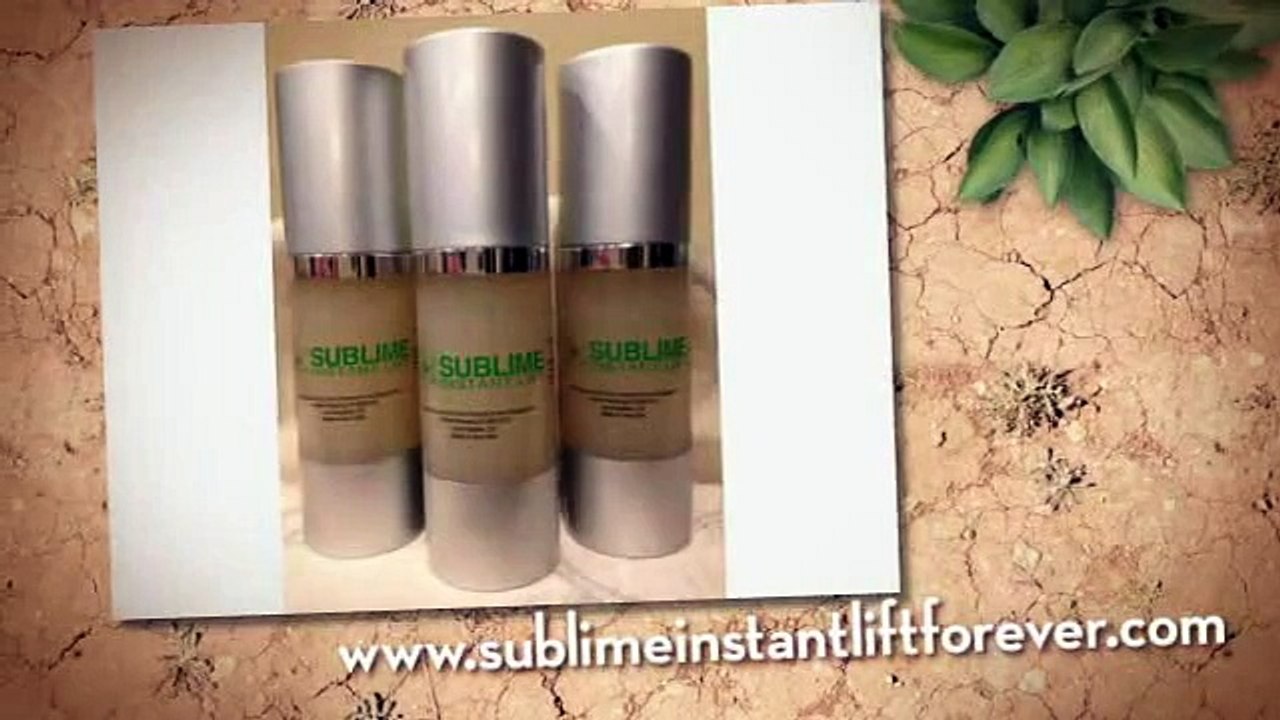 Instantly Remove Wrinkles - Sublime Instant Lift