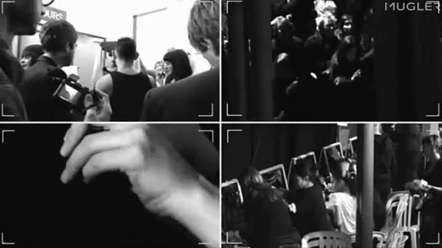 Lady GaGa - Behind The Scenes of Thierry Mugler Fashion Show in Paris