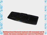 Hapurs? Portable Wireless Bluetooth 3.0 Keyboard Handheld with Rechargeable Lithium Battery