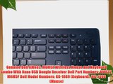 Genuine Dell KM632 M6M5F Wireless Mouse and Keyboard Combo With Nano USB Dongle Receiver Dell