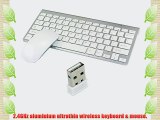 Surpass A ? Aluminium 2.4G Ultra Thin Wireless Keyboard and Mouse Combo for Mac Laptops PC