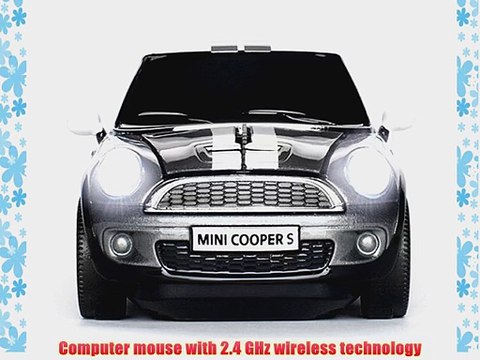 E-Stand Mini Cooper S Wireless Optical Mouse (Dark Silver)