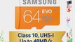 Samsung 64GB EVO Class 10 Micro SDXC up to 48MB/s with Adapter (MB-MP64DA/AM)