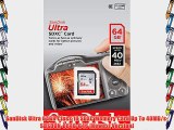SanDisk Ultra 64GB Class 10 SDXC Memory Card Up To 40MB/s-SDSDUN-064G-G46 [Newest Version]