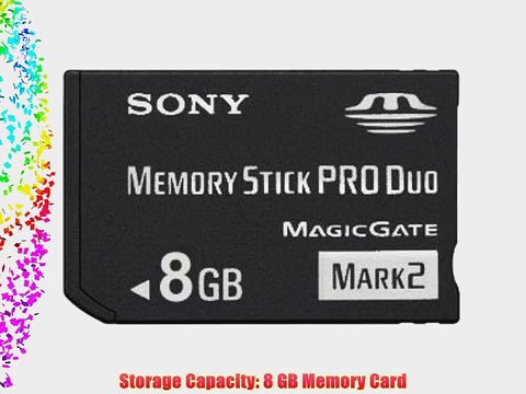 8GB 8 GB Memory Stick / Card PRO DUO for SONY Cyber-Shot (CyberShot) DSC-G1 G3 H3 H7 H9 H10