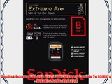 SanDisk Extreme PRO 8GB UHS-1 SDHC Memory Card Up To 95MB/s - SDSDXPA-008G-X46 (EOL)