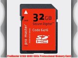 ProMaster 32GB SDHC 600x Professional Memory Card