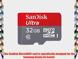 Professional Ultra SanDisk 32GB MicroSDHC Samsung Galaxy S5 Active card is custom formatted