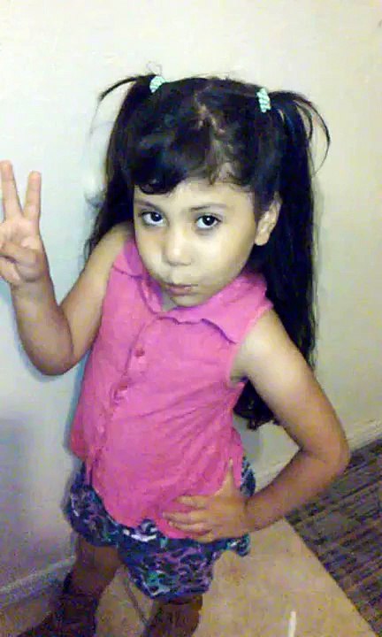 Cute little girl sings all about that base