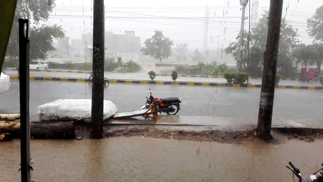 Raining