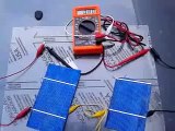 Prueba de Voltaje y Amperaje en celdas solares