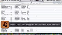 Itunes 11.1.3 Tutorial   How To Sync Songs To Your iPhone, iPad or iPod